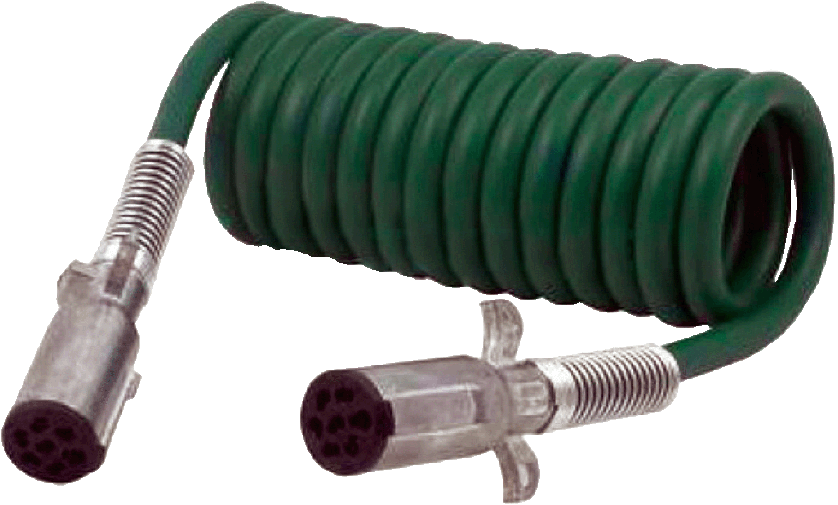 Coiled Green ABS Cable